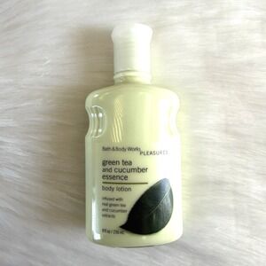 New Bath & Body Works Pleasures Green Tea Cucumber Essence Body Lotion 8 oz